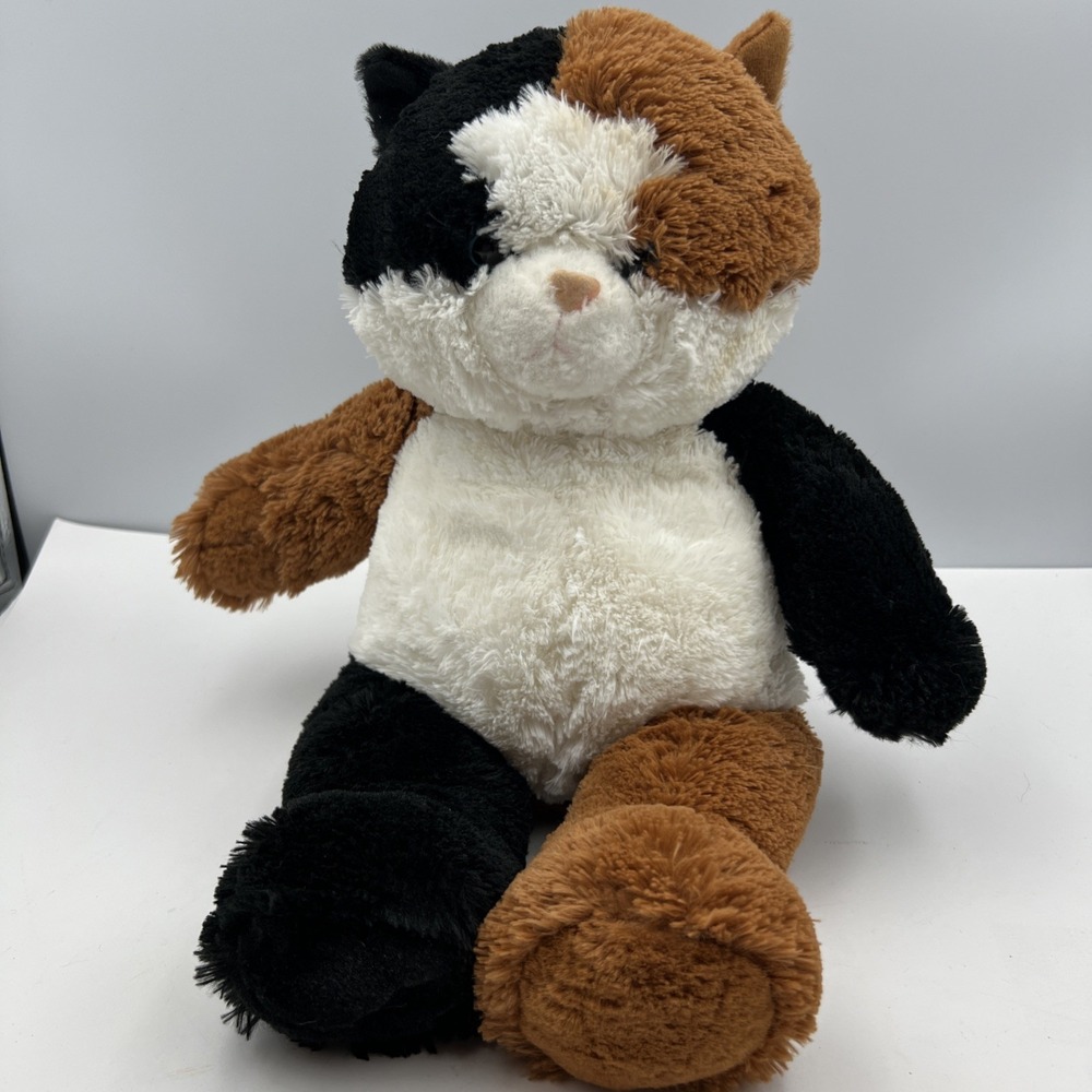 The Bear Factory Plush Calico‎ Cat Stuffed Animal 16 Inch secret pocket 16"